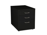 Levede 3 Drawer Office Drawers Cabinet Black HO0401-BK_NZ