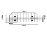 Pawz Pet Car Barrier Dog Gate Safety Guard Dividers Adjustable for SUV Vehicles PT1404-BK-AU