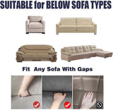 2 Seater High Elasticity Washable Sofa Cover Easy to Install Furniture Protector V1263-JX-3541
