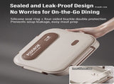316 Stainless Steel Bento Box, 5-Compartment Leakproof Lunch Container with Insulated Bag, V1366-AZ2-W-23492