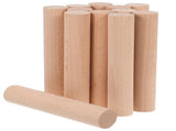 12Pcs Wooden Dowels Hardwood Rods Unfinished for Easy Decorating and Craft Applications V1369-AZ3-W-16731