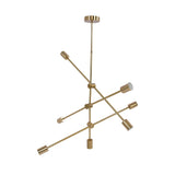 Pendant Light 6 Lights Geometric Style Unique Design Stable Firm Highly Durable Hanging Light V1294-YM0714-3119210295811