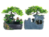 Small Rockery with Spray Fountain Waterfall Fog Water Pump Atomizer V1294-YM0901-3111200130611
