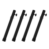 4pcs Table Leg Extenders 44cm Steel Table Leg Risers for Folding Tables Straight Bent Leg V1294-YM0706-3117230138311