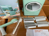 Vegetable Cutter Vegetable Chopper Food Dicer Hand Operated Multi Function for Home Kitchen Slice V1294-YM0716-3118220127511
