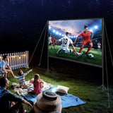 VEVOR Projector Screen with Stand, 120 inch 16:9 4K 1080 HD Outdoor Movie Screen with Stand, V952-TYPM20ZJSLJ13VYSQV0