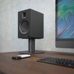 Kanto TUK 260W Powered Bookshelf Speakers with Headphone Out, USB Input, Dedicated Phono Pre-amp, V398-KO-TUKMB-I