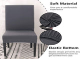 Chair Set of 4 or 6, Stretch Removable Washable Chair Decoration Slipcovers Seat V1237-ZY-203-4198