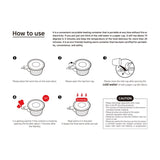 5 Pack Dalat Heating Lunch Box Container 33cm Rectangle Heating Bag V274-HA-SR-20HE