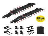 GIANTZ Kayak Roof Rack for Car, Universal Soft Roof Rack Pads for Surfboard SUP Canoe, Roof Bars for CAR-RFBAR-FOAM-25