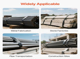 Steel Strapping Coil, 19 mm x 0.55 mm x 91 m, Metal Strapping Banding Roll Withstands Harsh V952-BZKZDGD34INCA7655001V0
