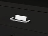 Levede 3 Drawer Office Drawers Cabinet Black HO0401-BK