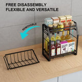 3-Tier Detachable Spice Rack Storage Organiser for Kitchen Countertop V178-36110
