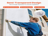 House Wrap, 2.74 x 45.7 mm, 0.13 mm Thick Vapor Barrier, Heavy Duty Plastic Sheeting for V952-FSTQM9FT150FSRA05001V0