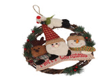 Christmas Wreath Fadeless Durable Joyful Vibes Rich Bright Colors Grapevine Wreath for Door Window V1294-YM0512-3115220135112