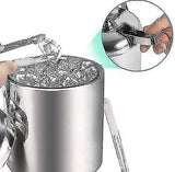 Ice Bucket Ice Bucket Champagne Cooler Ice Cube Container With Tongs And Lid V1263-JX-1975