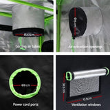 Green Fingers Grow Tent Light 120x120x200CM 1000W LED 6" Vent Fan,Green Fingers Grow Tent Light GT-TLK-120X120X200-1000-6IN