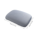 Memory Foam Nap Pillow 14x10 Inch Portable Travel Pillow Soft Neck with Removable Washable Cover for V1366-AZ2-W-18072
