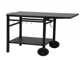 Levede Outdoor Kitchen Cart Mobile Foldable Food Prep BBQ Grill Dining Table ST1016-BK-AU