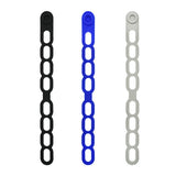 4 Pcs Silicone Latch Strap Tie for Slow Cooker Lid Lunch Box Bundling Organizing Black Gray V1189-LWWAL-20260327-04689