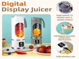 Digital Display Juicer-Smart LED Display, Diet-Friendly Portable Multimode Blender Personal Electric V1197-JD-130403