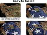 Tactical Flag Bungee Elastic Fastener Strap Shock Cord Retention Molle Webbing Loop Lock Secure V1259-DP01-A-5090