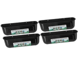 4pcs Large Chicken Feeder Feed Trough with Clips Hanging Fence Feeders for Goat Duck Goose Livestock V1294-YM0901-3111240029112