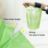 Small biodegradable garbage bags 10 litre food waste bags compostable garbage bags V1259-DP01-BO-180