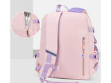Students Backpack Cartoon Rabbit Waterproof Oxford Cloth Smooth Zipper Bookbag Bag for Middle V1263-JX-981