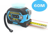 60m Laser Measure, Cross-line Laser Level, 5m Tape Measure Blue V1181-HO0305-BL