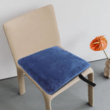 Supple Blue Polyester Stadium Seat Cushion for Tailgate and Picnic Use V1370-AZ4-17019