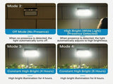 Solar Powered Motion Sensor Wall Light with Dual-Head LED Spotlight, IP65 Waterproof Outdoor V1341-ZY-BGQ7DJCU-2PCS