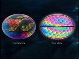 Reflective Luminous Glow Basketball Wear-Resistant PU Big hexagon 1Pc V1308-DSZKI-287