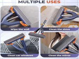 Sponge Mop with Roller Wringer Self Squeezing Floor Cleaner No Hand Contact Thickened Rubber Head V1189-LWWAL-20260401-05765