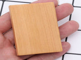 Ortofally 4pcs Rectangule Wooden Board Thicken Blank Unfinished Wood Cutout Smooth Cutting Plaque V1189-LWWAL-20260327-03306
