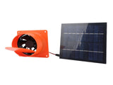 Solar Powered Exhaust Fan Monocrystalline Silicon 20w 5V Solar Panel Vent Fan Kit with Round Baffle V1294-YM0901-3111240216111