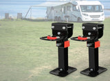 Manan 2X 410mm-545mm Drop Down Corner Black CAR1073-BK