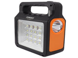 Solar Power Bank 6000mAh Bright Headlight Panel Light 3 Bulbs Portable Handle Solar Generator for V1294-YM0706-3113230236811