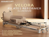 Powertrain Velora Pilates Reformer Machine Aluminium Foldable Multifunctional Home Gym Equipmen PLT-JYI-F5A-BE