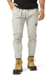 Caterpillar Track Pants Trackies Work Casual Gym Slim Fit w Hem Joggers - Grey - M V563-1850026-GREY-M