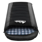 Weisshorn Sleeping Bag Single Thermal Camping Hiking Tent Black -20&deg;C SB-ENV-S-80-BK