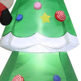 Santaco Inflatable Christmas 2.4M Xmas Tree Santa Claus INFL1055