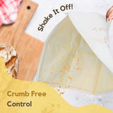 Wide Zipper Access Cotton & Beeswax Bread Bags, 17*13In Reusable Organic Cotton Food Storage Bags to V1366-AZ2-W-11490