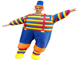 Inflatable Clown Costume Blow Up Joker Jumpsuit for Halloween Cosplay Party Christmas Adult Size V1294-YM0703-3115230047611