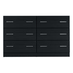 Artiss 6 Chest of Drawers - VEDA Black FURNI-Q-CDR-01-BK-AB