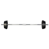 Everfit 38kg Barbell Set Weight Plates Bar Lifting Bench 168cm FIT-K-BB-SET-30KG