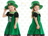 Costume Set, Green Polyester Dress for Party, Dress-Up, Size M V1370-AZ4-18197
