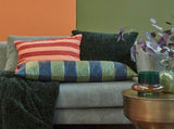 KAAT Amsterdam Jits Green Square Filled Cushion 45cm x 45cm V442-HIN-CUSHION-AMSTERDAMJITS-GREEN-SQ