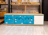 3 in 1 sensory play storage and bench V179-812