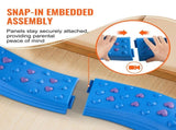 Balance Beam Stepping Stones, 8 PCS Toddler Balance Boards Non-Slip Textured Surface & Rubber Pads, V952-ETPHMSJ8BSJ886XKSV0